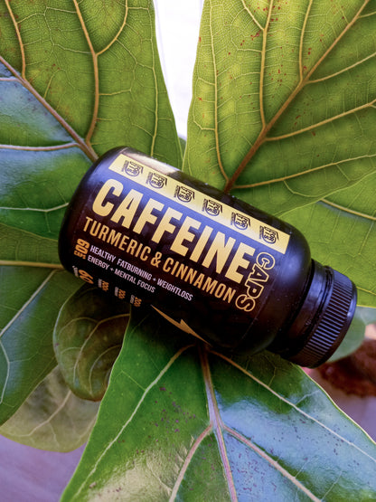 CAFFEINE | TURMERIC | CINNAMON CAPSULES - 60 SERVINGS