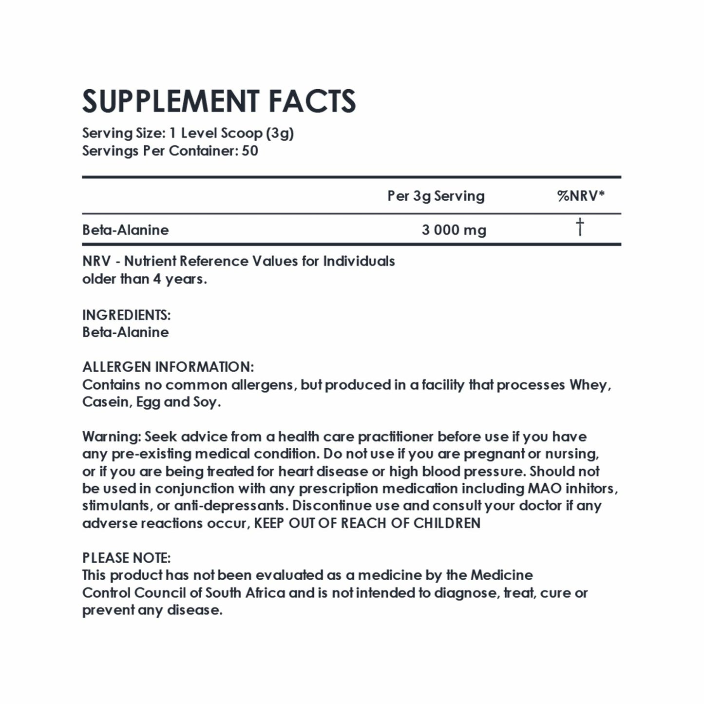 BETA-ALANINE - Fortis Nutrition