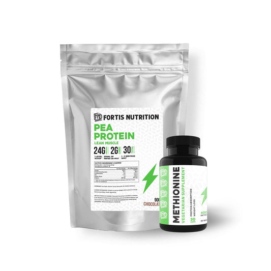 PEA PROTEIN AND METHIONINE CAPSULES | 30 SERVINGS - Fortis Nutrition